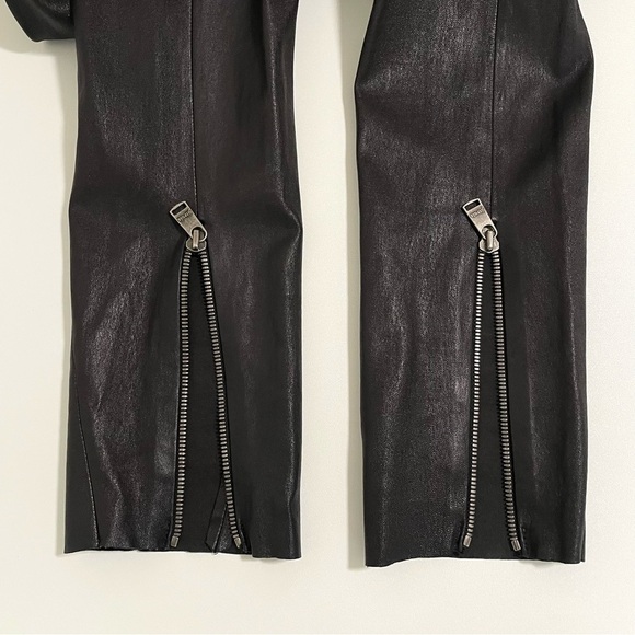 Jitrois Quickie Black Pants Lambskin Stretch Leather Skinny Trouser FR 36 US 4 - Picture 10 of 16